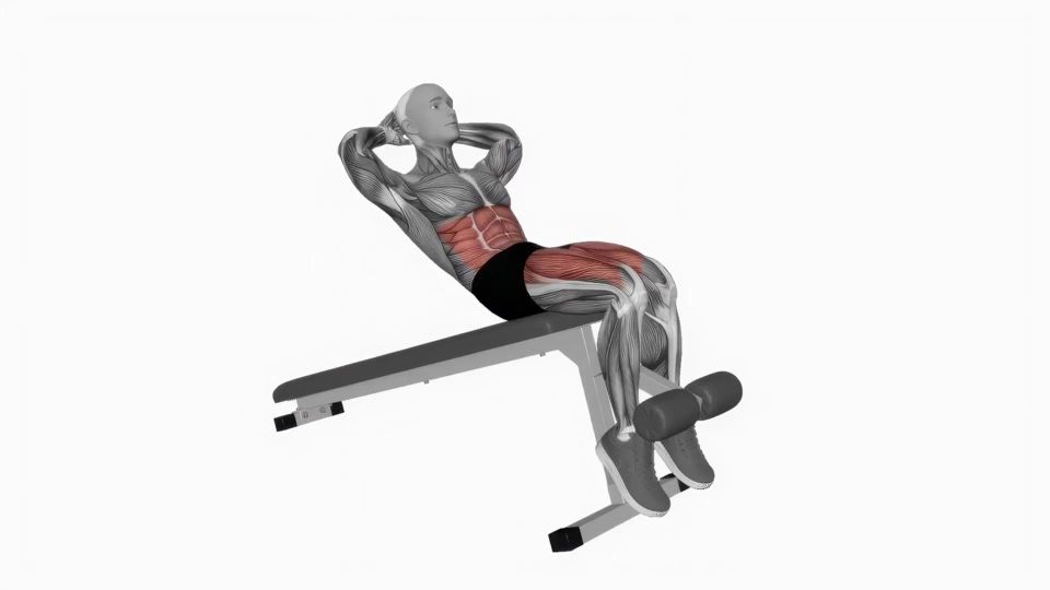 om, 腹和腹肌上, 慢慢下降